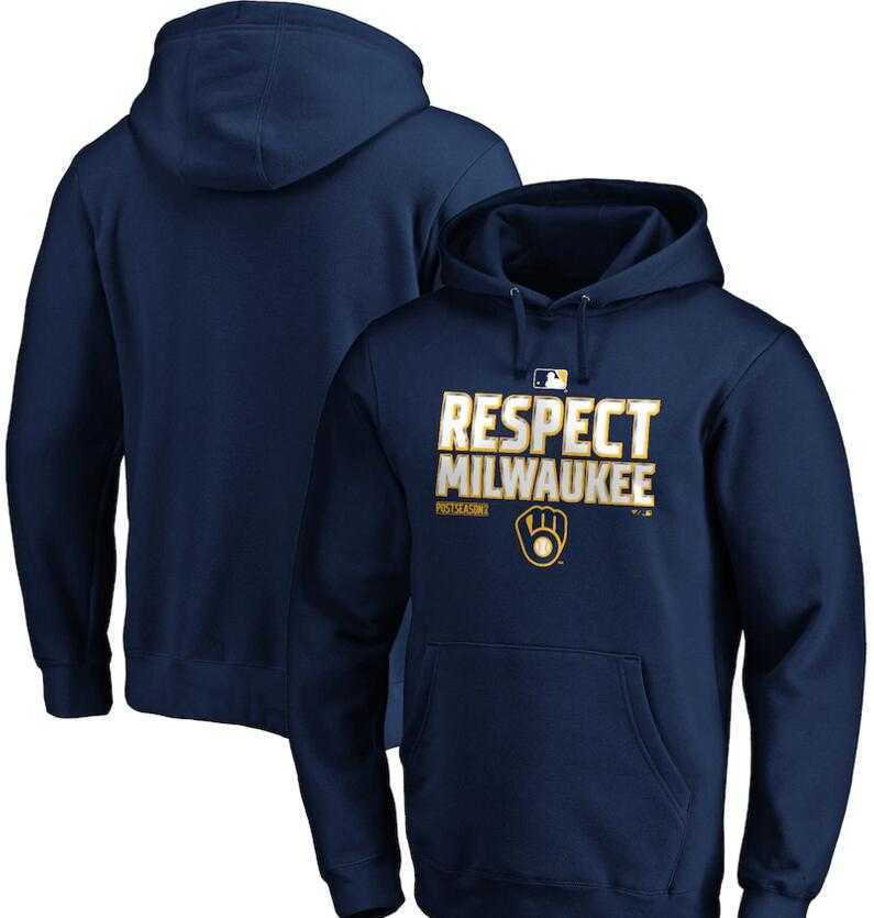 Men's Milwaukee Brewers Navy 2020 Postseason Collection Pullover Hoodie,We sell and wholesale Men's Milwaukee Brewers Navy 2020 Postseason Collection Pullover Hoodie on line form chian!
